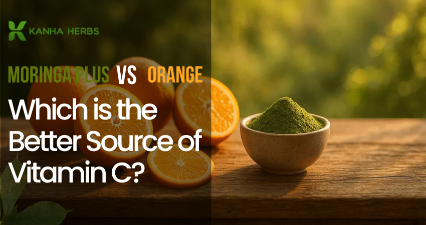 Moringa Plus vs Orange: Which is the Better Source of Vitamin C ?